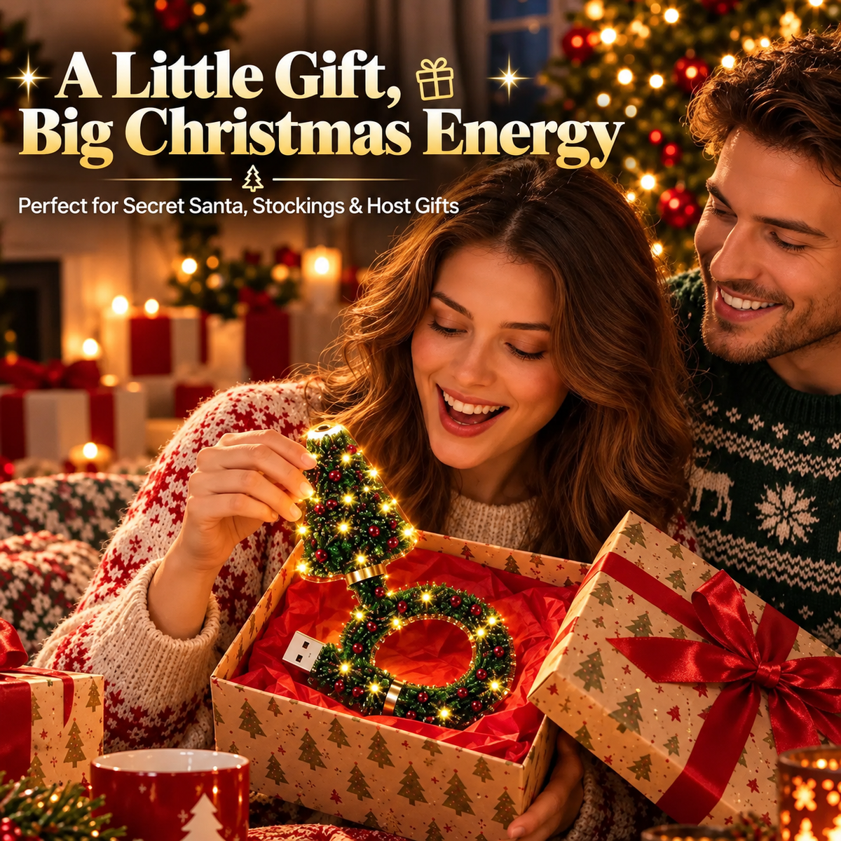 🎄✨ Magical Christmas Tree USB Light – Bring Holiday Magic Home 🎅🎁 | 50% OFF