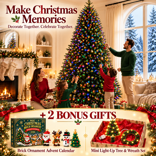 Christmas Tree Bundle – 7.5FT Premium Artificial Tree with Bonus Gifts