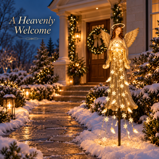 ✨ Shovenue Solar Angel Light – Christmas Garden Decoration