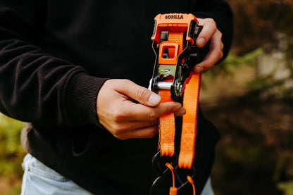 Retractable Auto Ratchet Strap – Heavy Duty Tie Down with Hooks