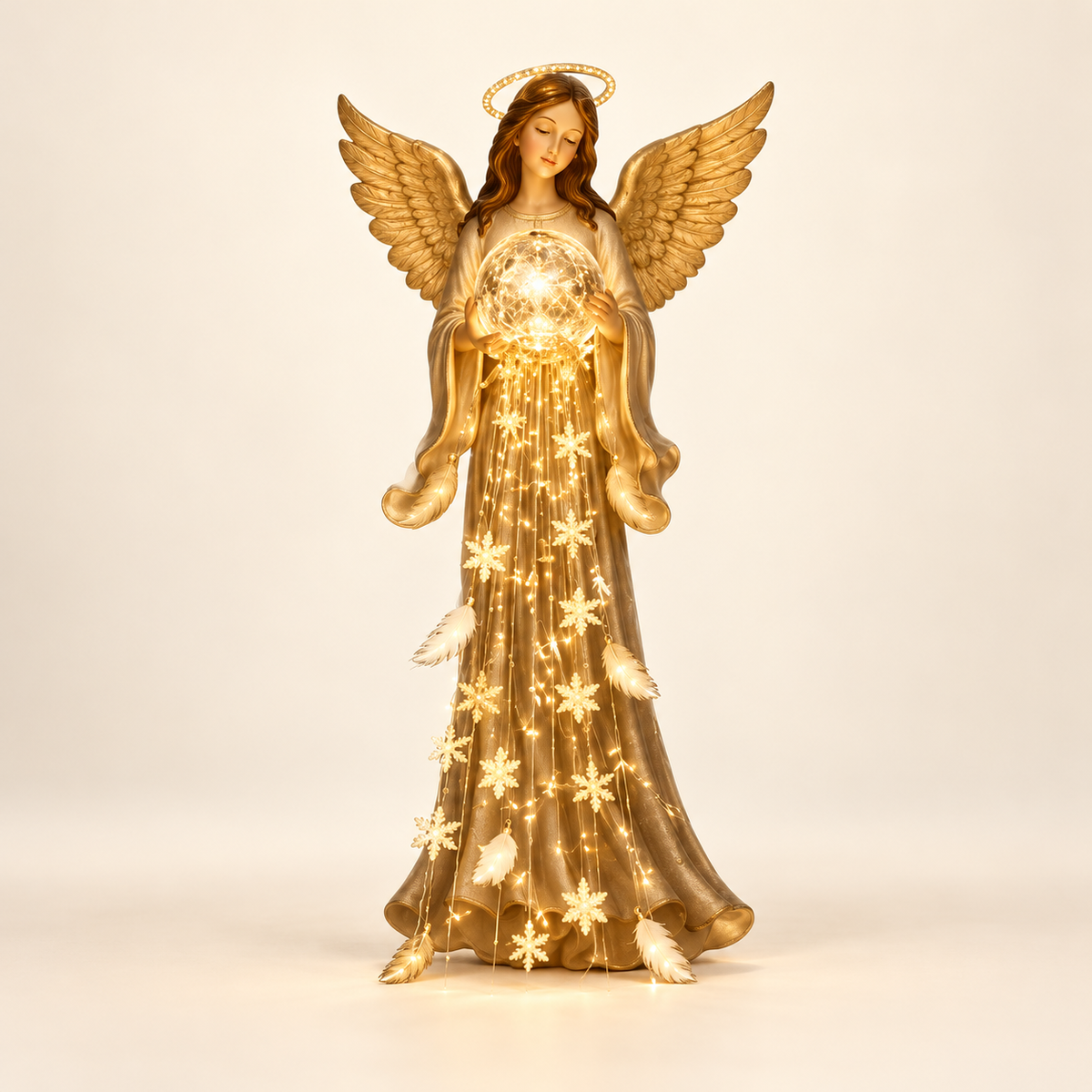 ✨ Shovenue Solar Angel Light – Christmas Garden Decoration